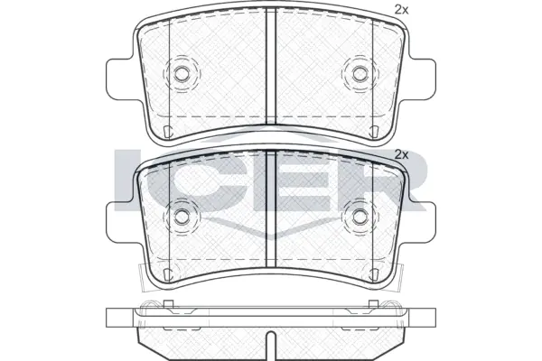 Brake Pad Set, disc brake 181929