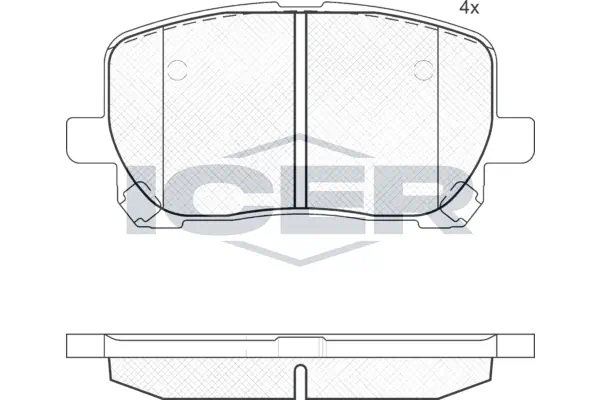 Brake Pad Set, disc brake 181820