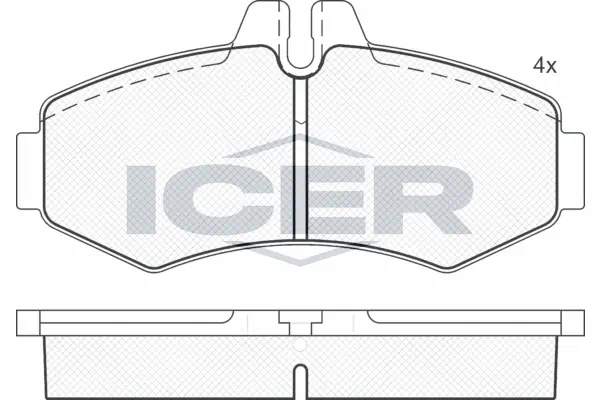 Brake Pad Set, disc brake 141288