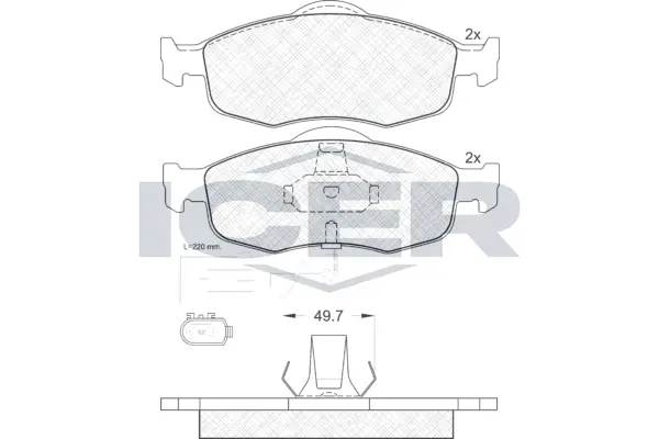 Brake Pad Set, disc brake 180917