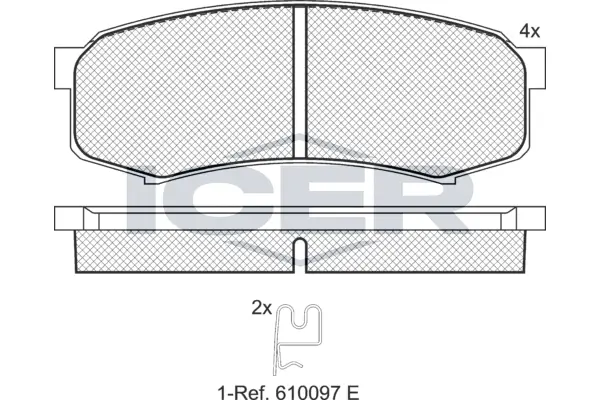 Brake Pad Set, disc brake 141027