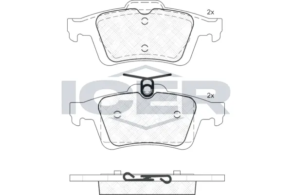 Brake Pad Set, disc brake 181744