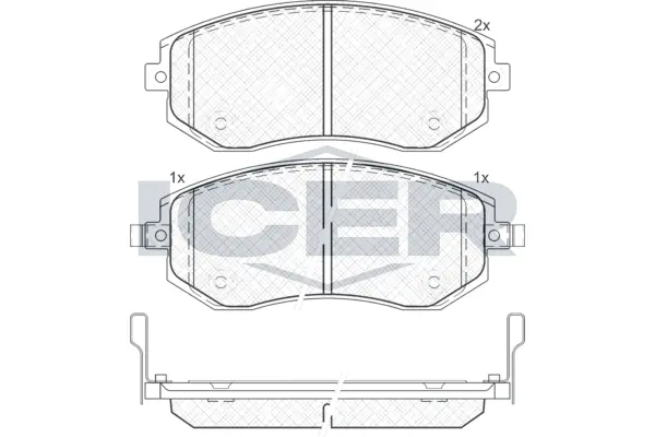 Brake Pad Set, disc brake 181717