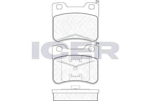 Brake Pad Set, disc brake 181150