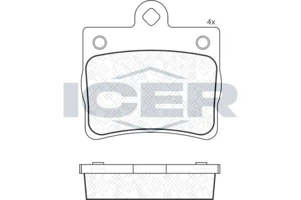 Brake Pad Set, disc brake 181310