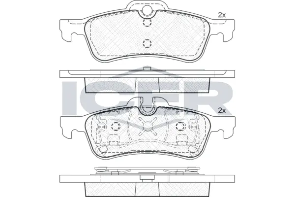 Brake Pad Set, disc brake 181599