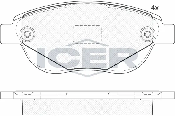 Brake Pad Set, disc brake 182011