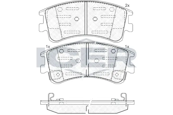 Brake Pad Set, disc brake 181578