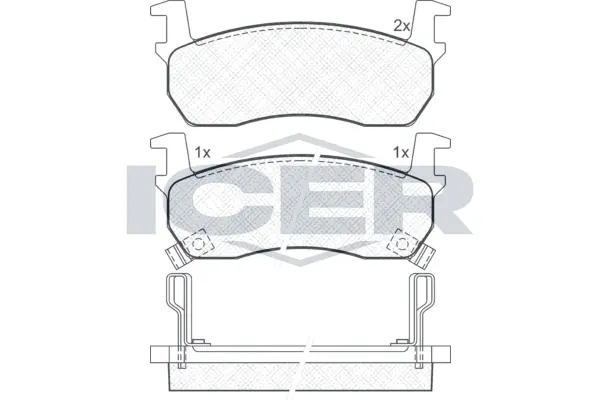 Brake Pad Set, disc brake 180530