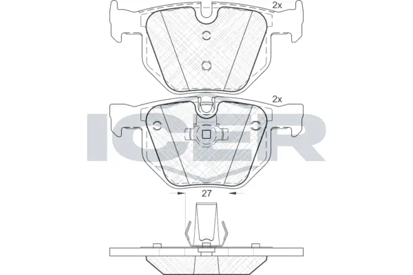 Brake Pad Set, disc brake 181684