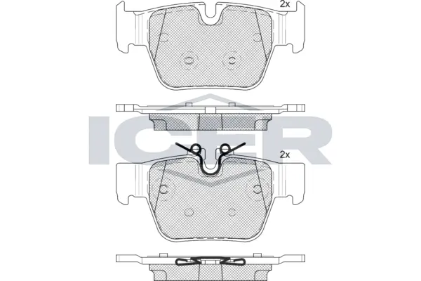 Brake Pad Set, disc brake 182393