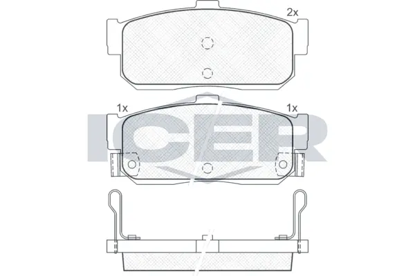 Brake Pad Set, disc brake 140915