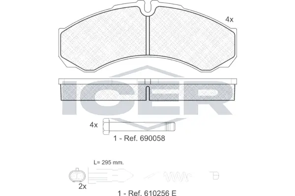 Brake Pad Set, disc brake 141208-200