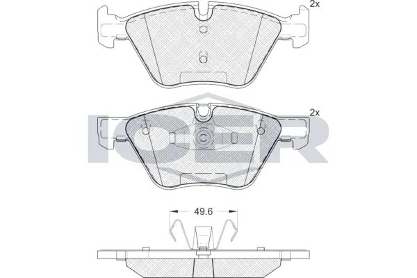 Brake Pad Set, disc brake 181795