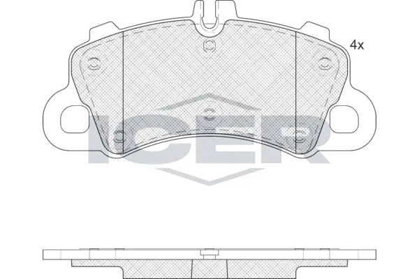 Brake Pad Set, disc brake 182459