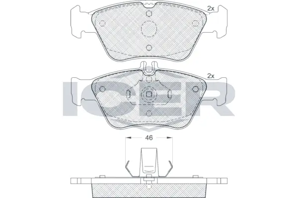 Brake Pad Set, disc brake 181115