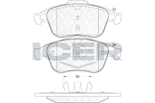 Brake Pad Set, disc brake 181859