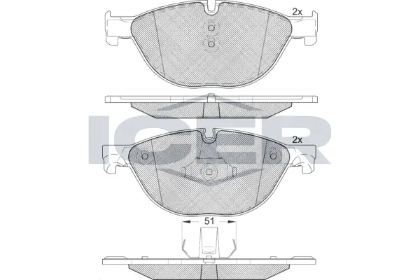 Brake Pad Set, disc brake 181961