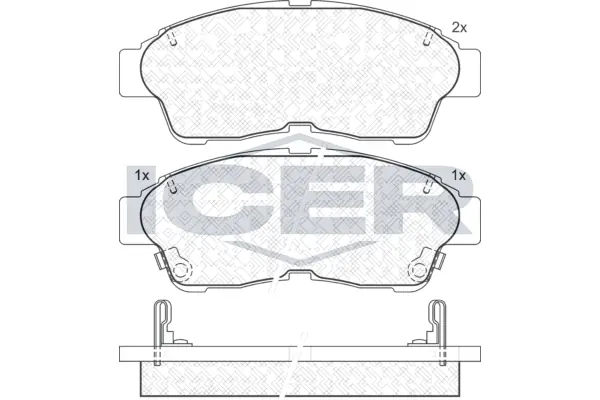 Brake Pad Set, disc brake 181005