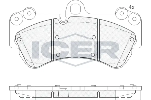 Brake Pad Set, disc brake 181620