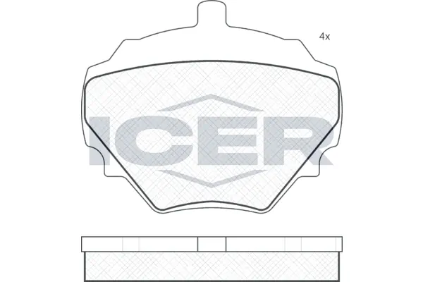 Brake Pad Set, disc brake 180231