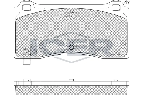 Brake Pad Set, disc brake 182406