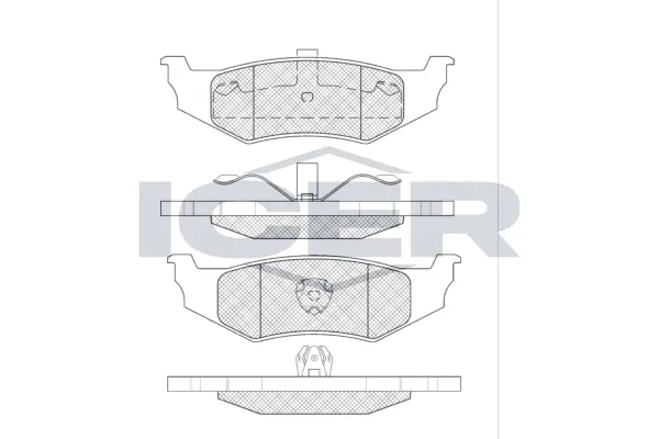Brake Pad Set, disc brake 181114