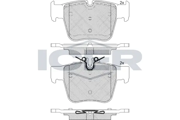 Brake Pad Set, disc brake 182271