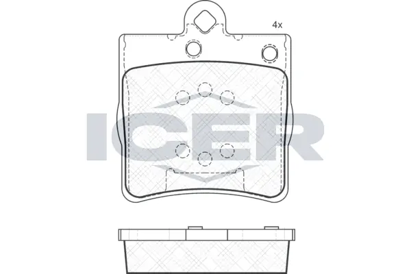 Brake Pad Set, disc brake 181311
