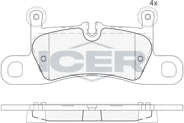 Brake Pad Set, disc brake 181987