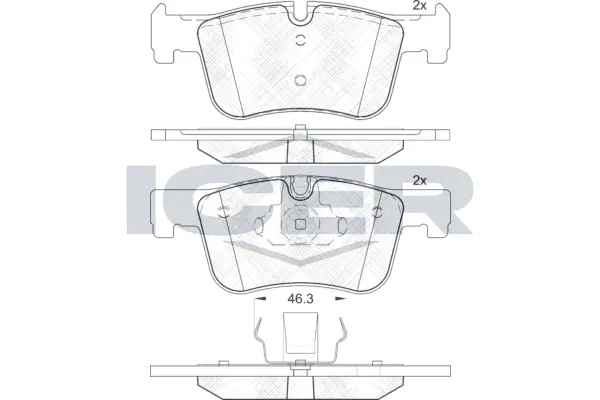 Brake Pad Set, disc brake 182048