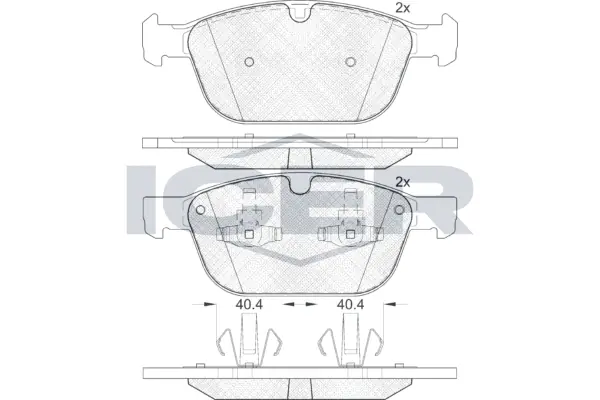 Brake Pad Set, disc brake 181920