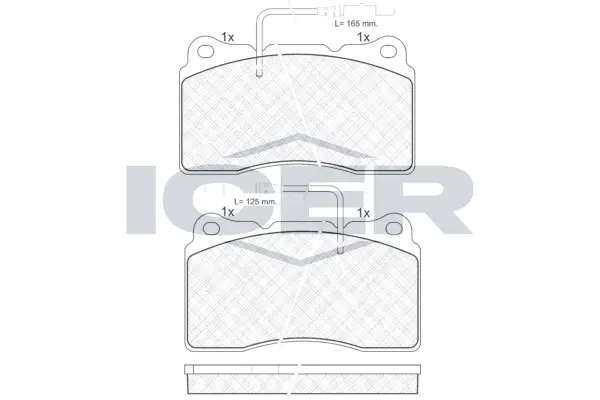 Brake Pad Set, disc brake 181699
