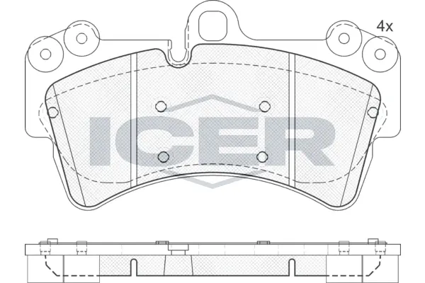 Brake Pad Set, disc brake 181595