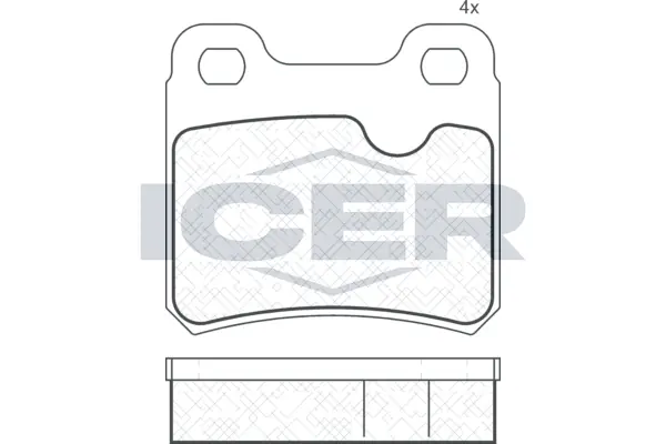 Brake Pad Set, disc brake 180807
