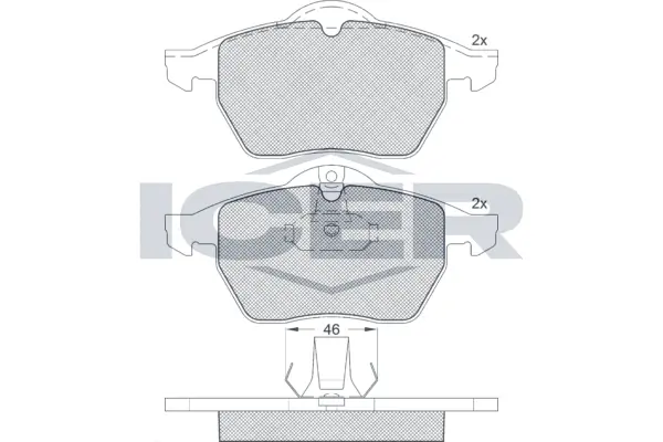 Brake Pad Set, disc brake 181128