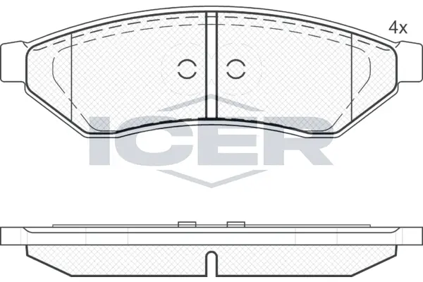 Brake Pad Set, disc brake 181726