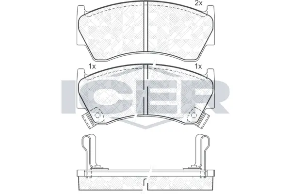 Brake Pad Set, disc brake 181394
