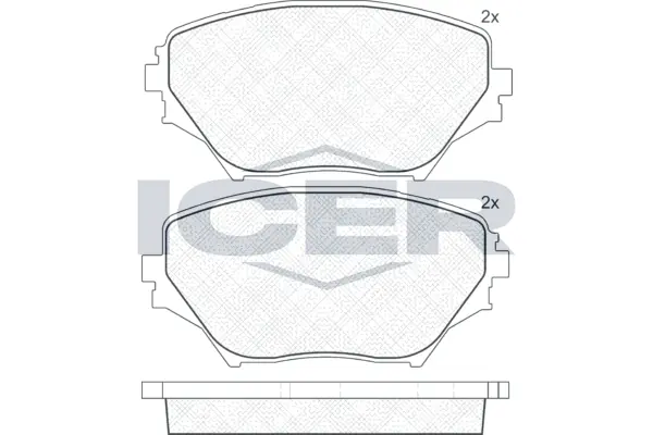 Brake Pad Set, disc brake 181519