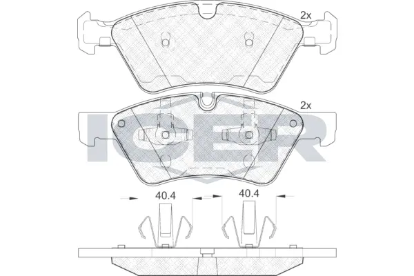 Brake Pad Set, disc brake 181771