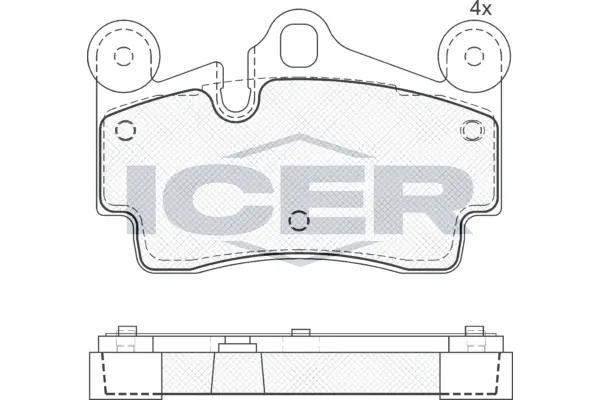 Brake Pad Set, disc brake 181611