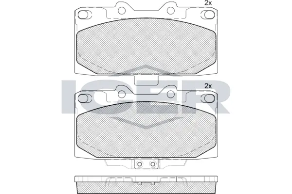 Brake Pad Set, disc brake 181733