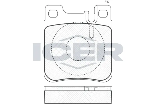 Brake Pad Set, disc brake 180976
