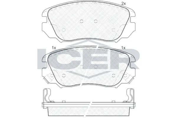 Brake Pad Set, disc brake 181914