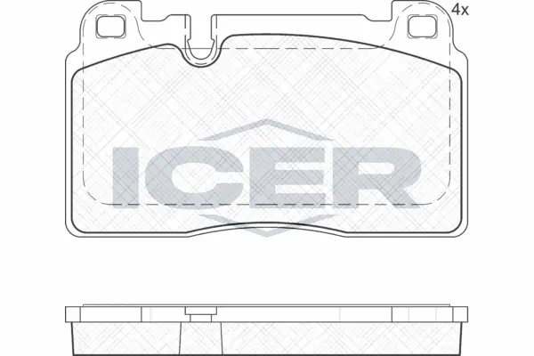 Brake Pad Set, disc brake 182112