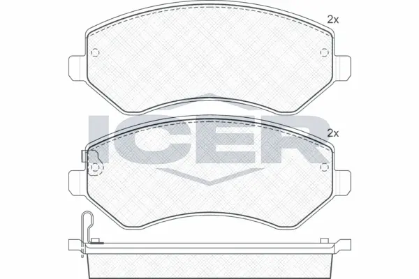 Brake Pad Set, disc brake 181512