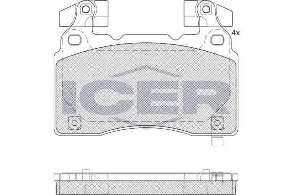 Brake Pad Set, disc brake 182286