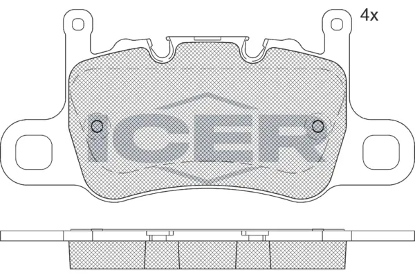 Brake Pad Set, disc brake 182348