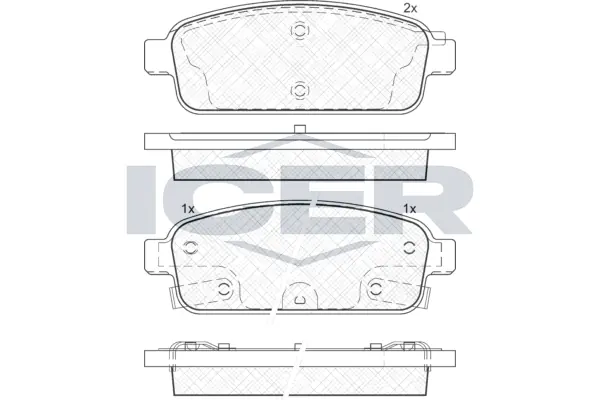 Brake Pad Set, disc brake 181943