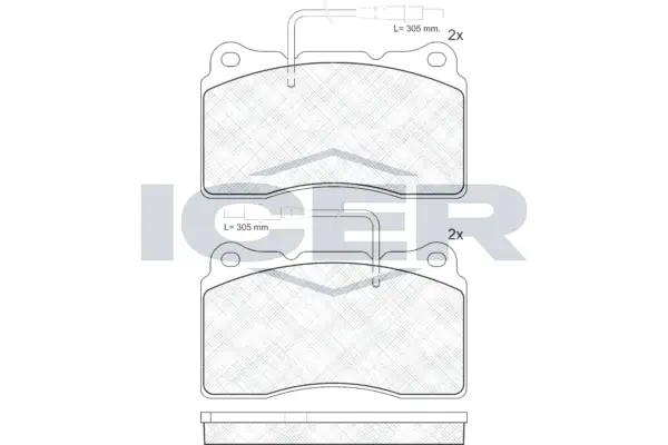 Brake Pad Set, disc brake 181424